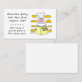 Funny Bread Cartoon Bakery Visitekaartje (Voorkant / Achterkant)