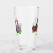 Funny breitting cartoon glas (Links)