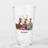 Funny breitting cartoon glas (Voorkant)