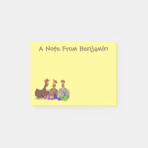 Funny breitting cartoon post-it® notes
