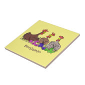 Funny breitting cartoon tegeltje (Zijkant)