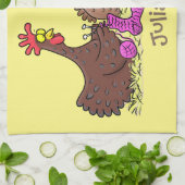 Funny breitting cartoon theedoek (Gevouwen)