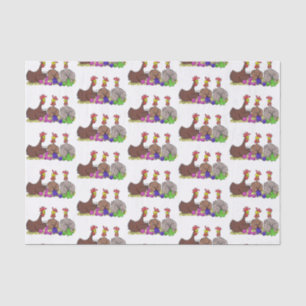 Funny breitting cartoon tissuepapier