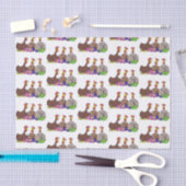 Funny breitting cartoon tissuepapier (Craft)