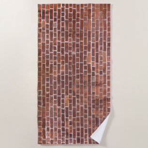 Funny Brick Wall Strandlaken