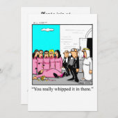 Funny Bridal Shower Kaart (Voorkant / Achterkant)