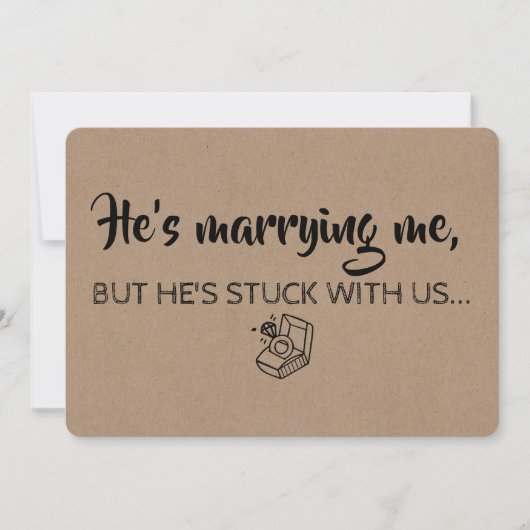 Funny Bridesmaid / Maid of Honor proposal Kaart (Voorkant)