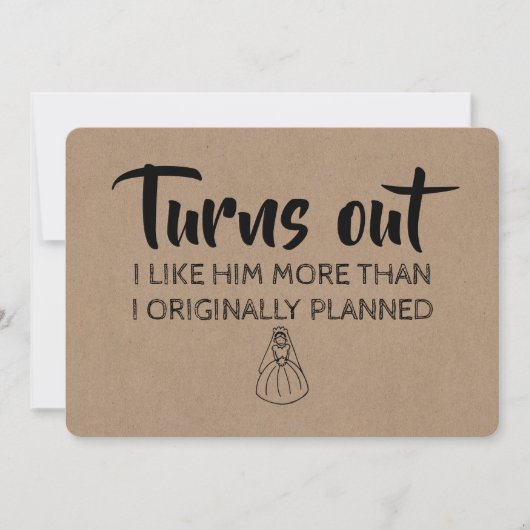 Funny Bridesmaid / Maid of Honor proposal Kaart (Voorkant)