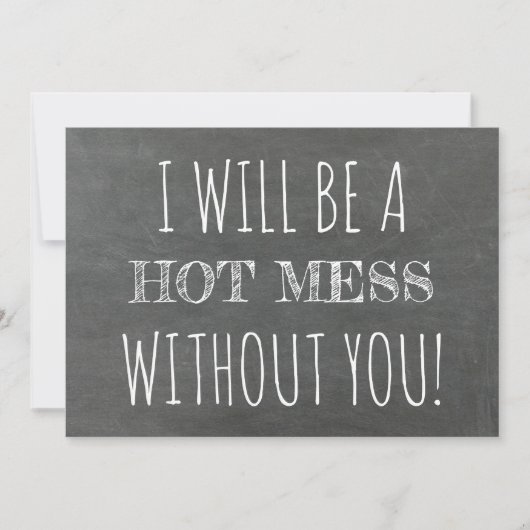 Funny Bridesmaid / Maid of Honor proposal Kaart (Voorkant)