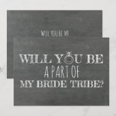 Funny Bridesmaid / Maid of Honor proposal Kaart (Voorkant / Achterkant)