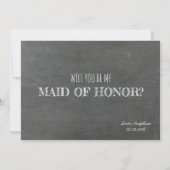 Funny Bridesmaid / Maid of Honor proposal Kaart (Achterkant)