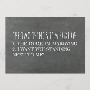 Funny Bridesmaid / Maid of Honor proposal Kaart