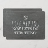 Funny Bridesmaid / Maid of Honor proposal Kaart (Voorkant / Achterkant)