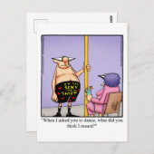 Funny Briefkaart Humor Fun & Laughs (Voorkant / Achterkant)