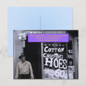 Funny Briefkaart - Katoen kaphoes (Voorkant / Achterkant)