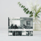 Funny Briefkaart - Paardendiner (Staand voorkant)