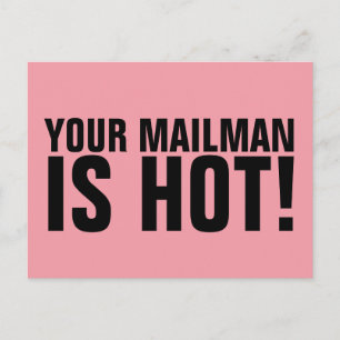 FUNNY BRIEFKAARTEN, JE MEISJE IS HOT! BRIEFKAART