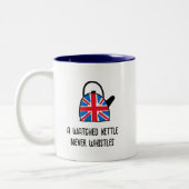 Funny British England Union Jack Kettle Tea Mok (Links)