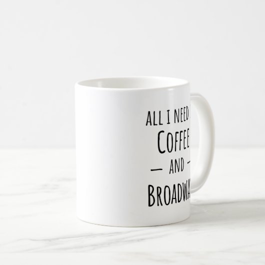 Funny Broadway Gift Mok (Voorkant rechts)