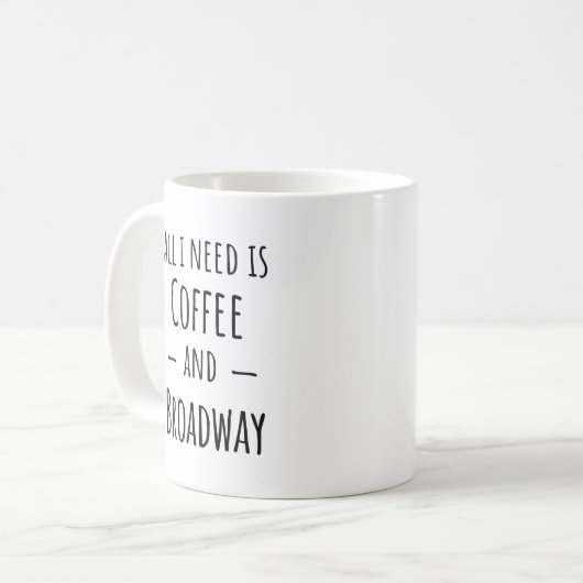 Funny Broadway Gift Mok (Voorkant links)