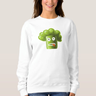 Funny Broccoli Crazy Plant Vegan Vegetarian Trui