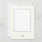 Funny broccoli feestdagenkaart (Achterkant)