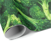 Funny, Broccoli Florets, Custom Cadeaupapier (Rol Hoek)