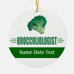 Funny Broccoli Keramisch Ornament