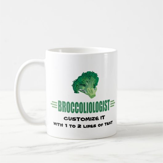 Funny Broccoli Koffiemok (Links)