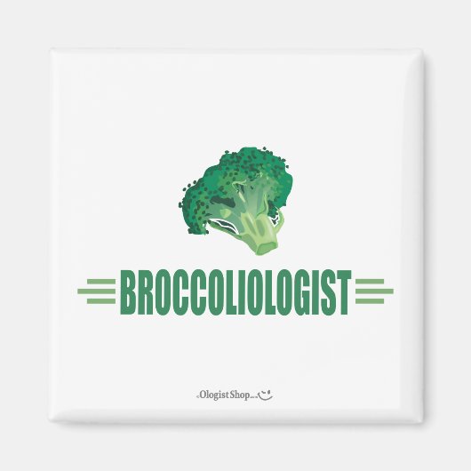Funny Broccoli Magneet (Voorkant)