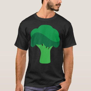 Funny Broccoli Plain Vegetable zonder Flavors T-shirt
