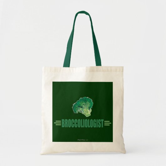Funny Broccoli Tote Bag (Voorkant)
