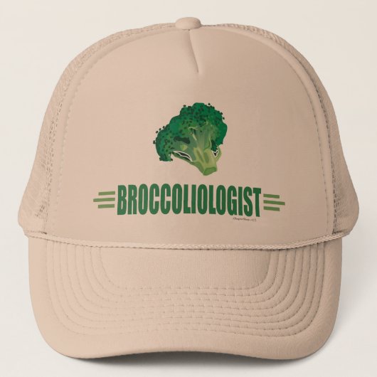 Funny Broccoli Trucker Pet (Voorkant)