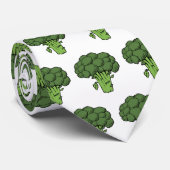 Funny Broccoli Vegetable Gag Gift Stropdas Necktie (Opgerold)