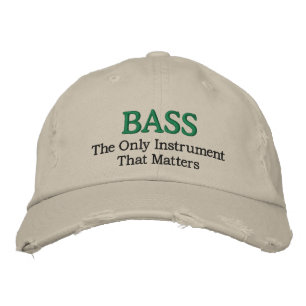 Funny Brodé Bass Casquette de musique