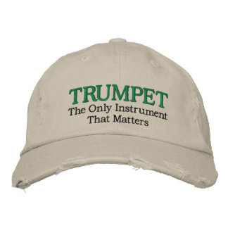 Funny Brodé Trumpet Casquette de musique