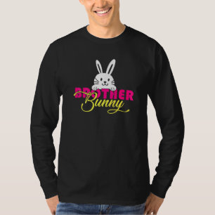 Funny Brother Bunny Happy Pasen voor ouders of vad T-shirt