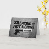 Funny Brother Gun Humour de carte d'anniversaire (Fleur jaune)