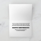 Funny Brother Pistool Verjaardag Kaart Humor (Binnen)