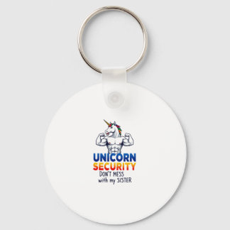 Funny Brother Unicorn Security Dont Mess With My S Sleutelhanger