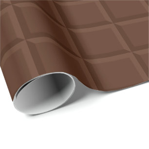 Funny brown chocolade bar texture wrapture paper cadeaupapier
