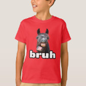 Funny Bruh Horse T-shirt (Voorkant)