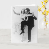 Funny bruiloft gefeliciteerd  foto kaart (Gele Bloem)