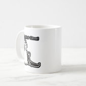 Funny bruiloft ik heb er één. koffiemok (Voorkant links)