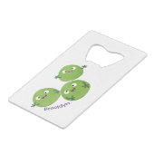 Funny Brussels sprouts légumes caricature (Devant Angle)