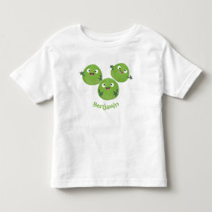 Funny Brussels spruitgroenten cartoon Kinder Shirts