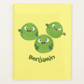 Funny Brussels spruitgroenten cartoon Planner (Voorkant)