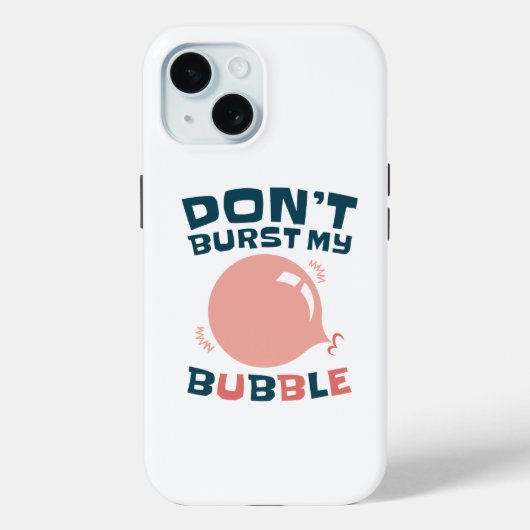 Funny Bubble Gum Bubblegum, barst mijn bubbeltje n Case-Mate iPhone Case (Achterkant)