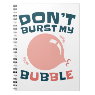 Funny Bubble Gum Bubblegum, barst mijn bubbeltje n Notitieboek