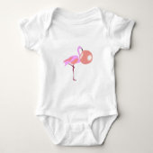 Funny Bubble Gum Flamingo Bgloing Bubble Romper (Voorkant)